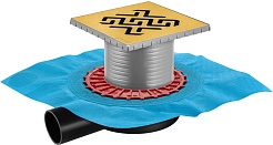 BERGES Wasserhaus Душевой трап Zentrum Antik 150 094365 бронза – фотография-1